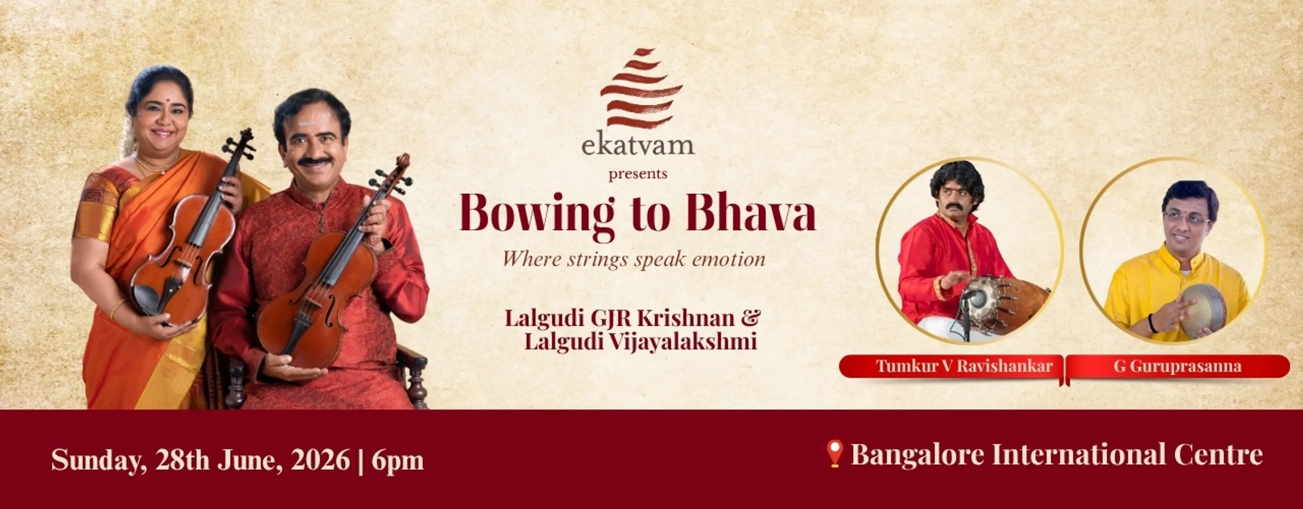 Bowing to Bhava by Lalgudi GJR Krishnan & Lalgudi Vijayalakshmi